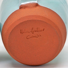 Load image into Gallery viewer, Terracotta pot base with Helen Faulkner Ceramics impressed on the base.