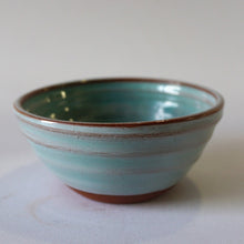 Load image into Gallery viewer, Mini Turquoise bowl on a white background.