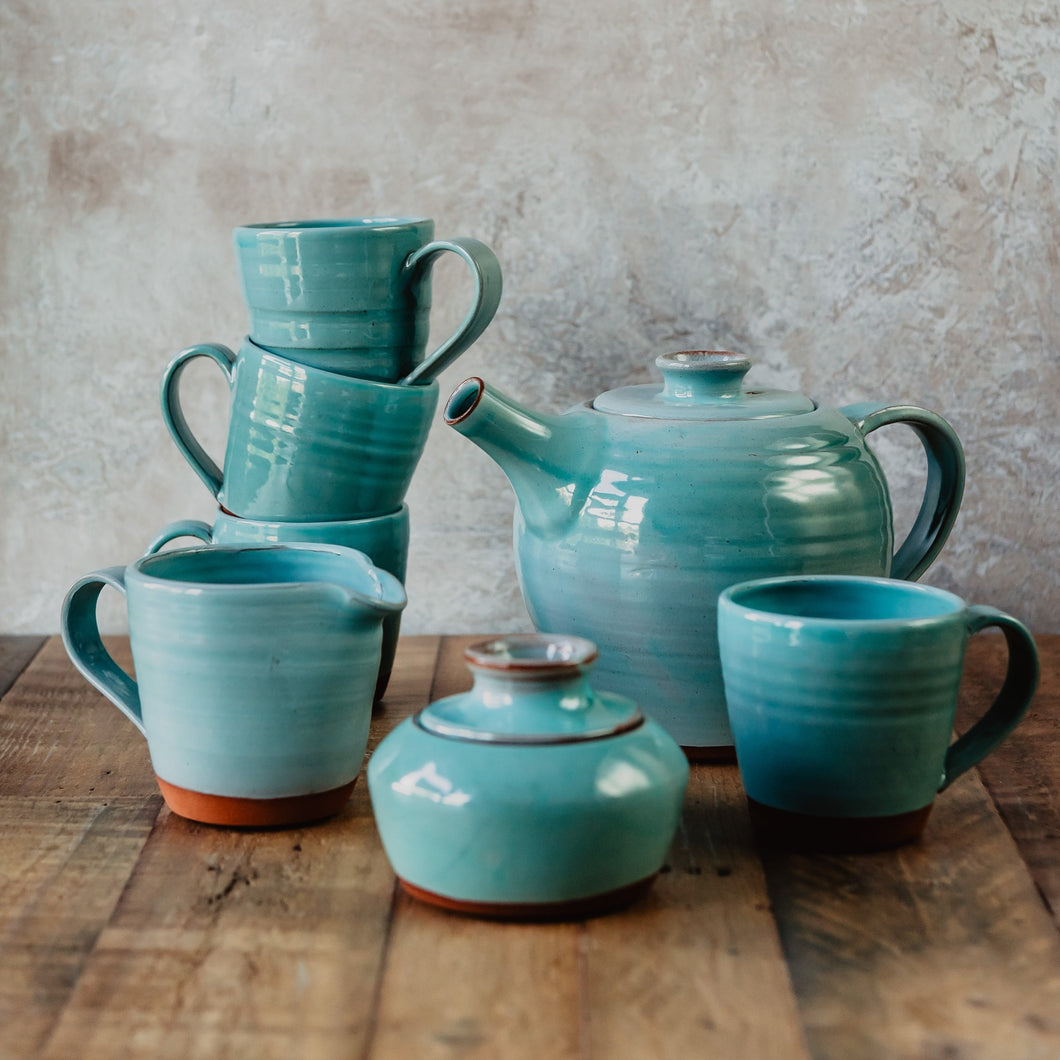 Turquoise Tea set